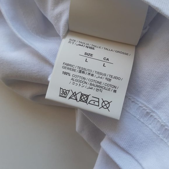 OFF WHITE UNDERCOVER HAND DART WHITE BASIC TEE - Picture 7 of 8